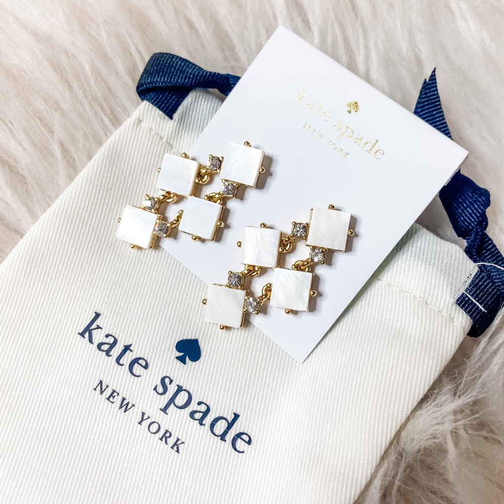 Kate Spade Pearl Cove Chandelier Earrings NWT